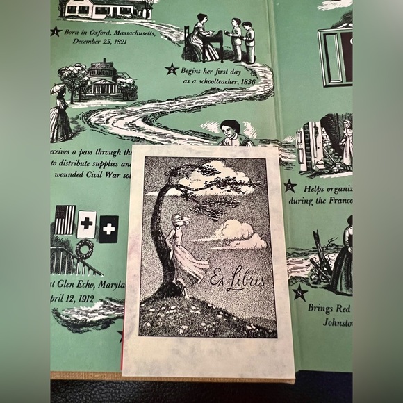 1954 Classics Lot of 3 The Story Of Mark Twain Clara Barton John J Audubon GUC - Picture 7 of 16